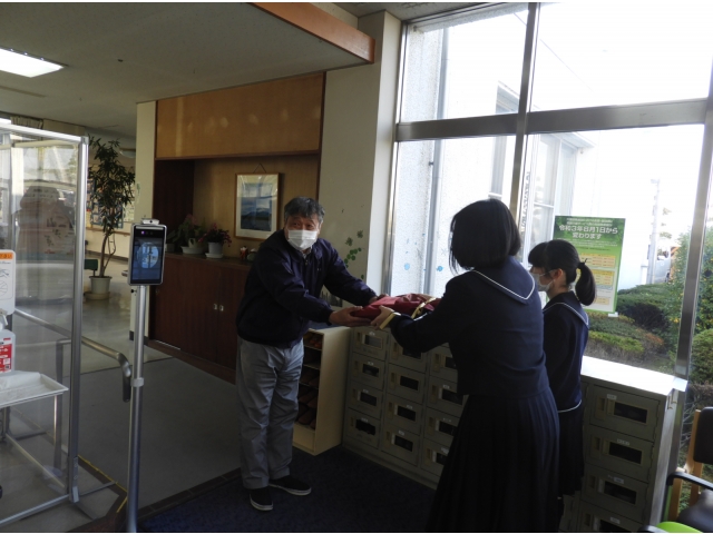 ありがたく頂戴します。