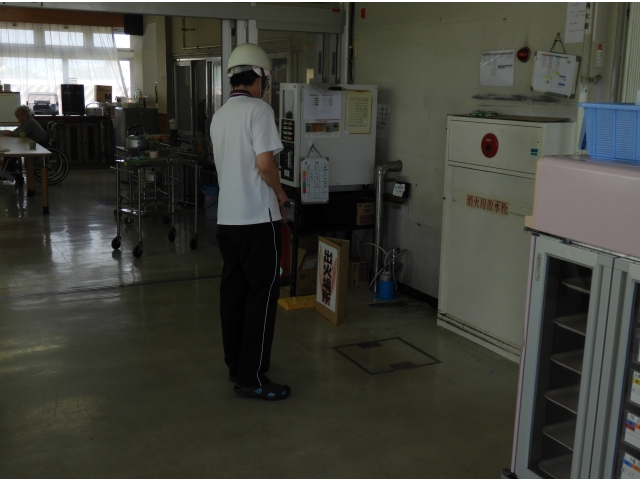 初期消火・・・できず