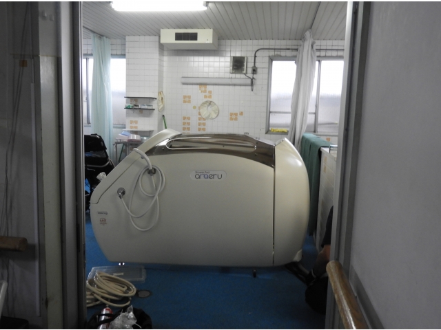 この機械を使って身体を綺麗にします！！