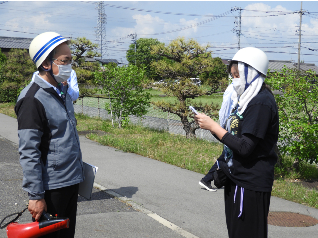 苑長に状況報告