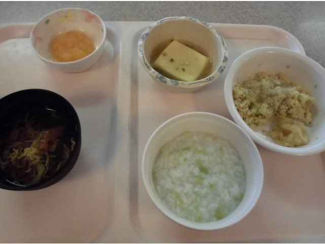 全粥、粗きざみ