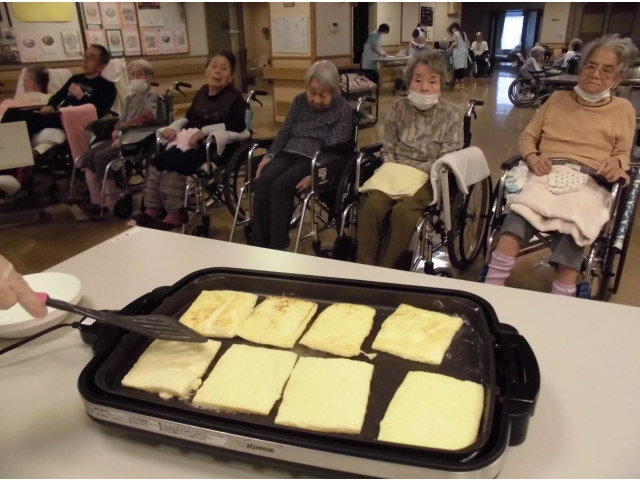 バターのいい匂いがします