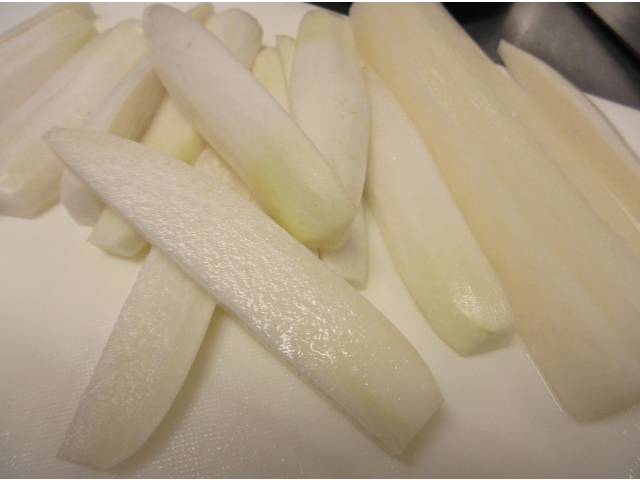 みずみずしい大根