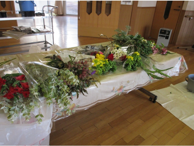 たくさんのお花