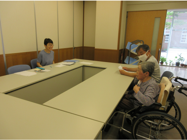 面談の様子①