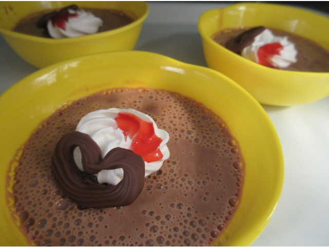 バレンタインを意識した手作りデザート