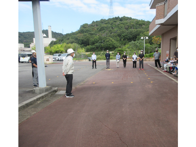 地域住民を代表して区長から一言