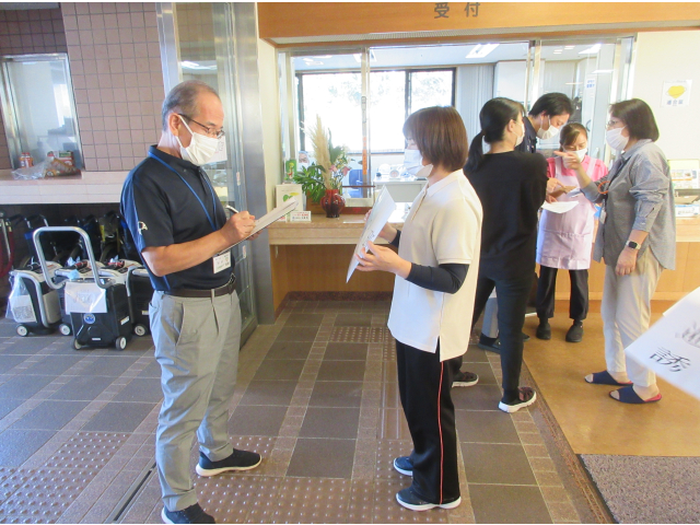 各班長は人員等を報告