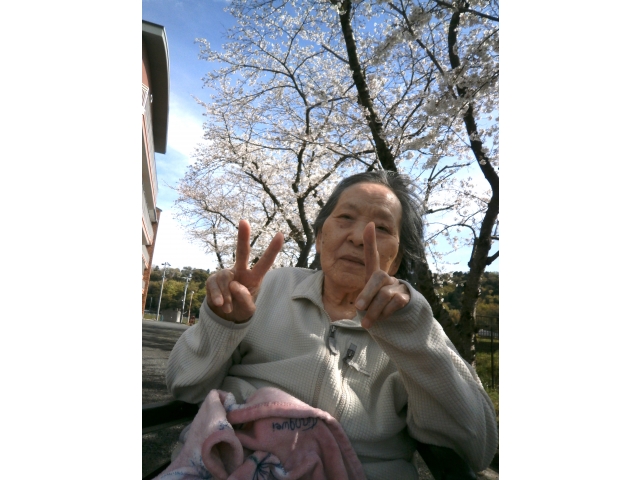 ノリノリでダブルピース🏵️