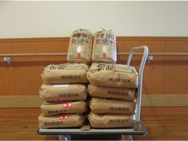 180㌔のお米！！壮観です✨✨