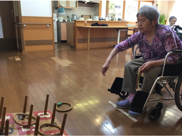 狙いを定めてーーーー！入ったかな❓