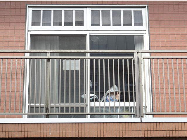 ユニットの方もちゃんと防災頭巾をかぶってます⛑️