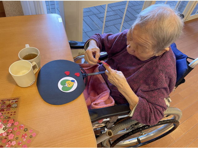 真剣な表情🤔ハートの大きさ一つでも雰囲気は変わるんです。