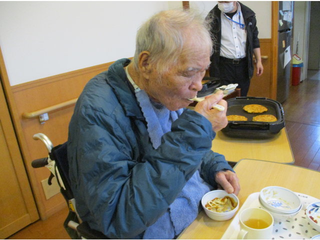 いつもよりパクパク食べ進めます😋