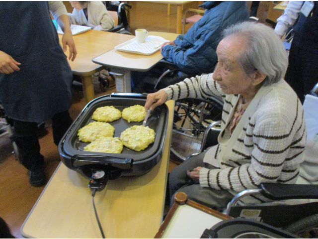 ひっくり返すのはお手のもの👩‍🍳