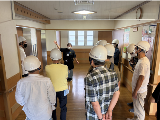 施設見学　結構いろんな設備があるんだなぁ。と言われる方も