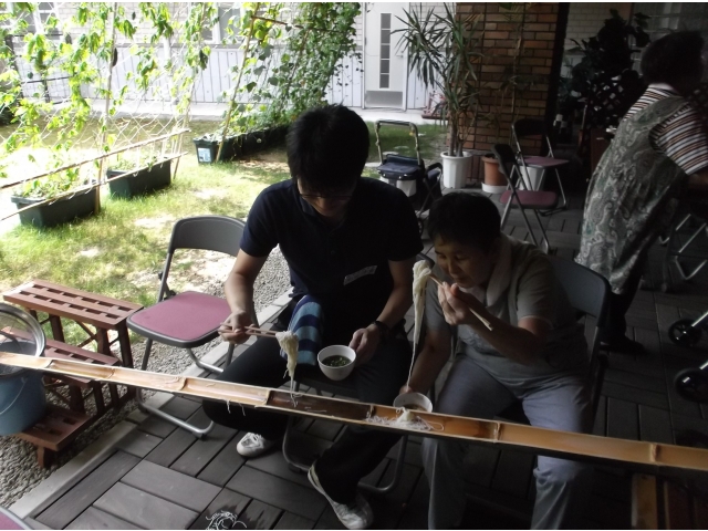 美味しいそうめんに箸がとまりません（笑）