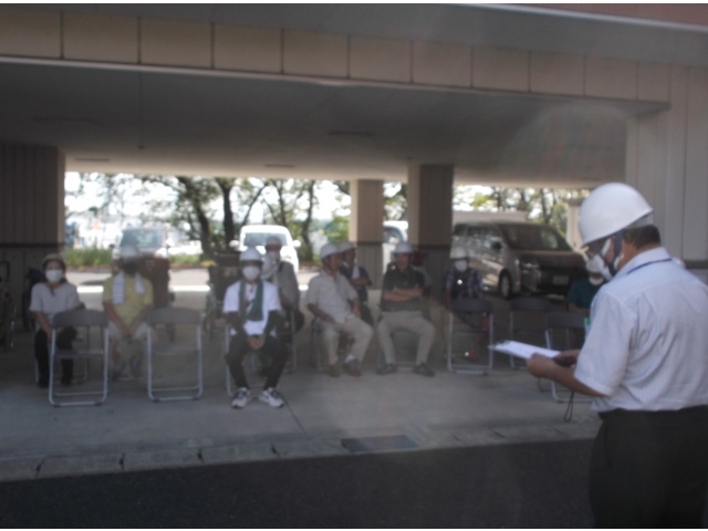 八ツ面町自主防災会の皆様も参加しました！