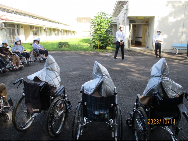 最後に隊長から総評があり、訓練を終了しました。