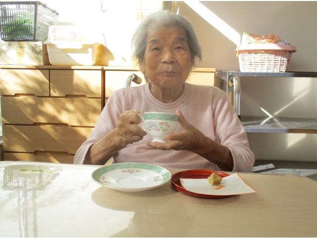 ゆっくりとした時間の中で、召し上がりました。