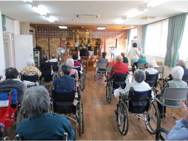 大勢の利用者様が参加されました。