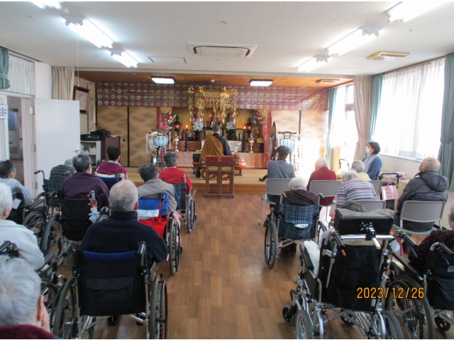 月例祭にたくさんのご利用者様が参加されました。