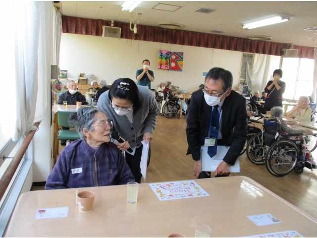 みなさんへ感謝の気持ちを伝えてくださいました。