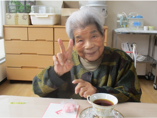 ねりきりは甘くておいしいと話されていました。