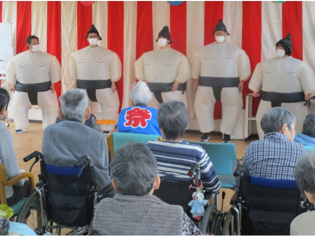 大府苑相撲部による大府苑場所開幕！