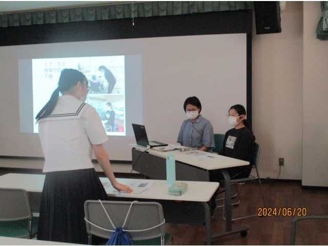 卒業生のお仕事紹介ではたくさんの質問がありました