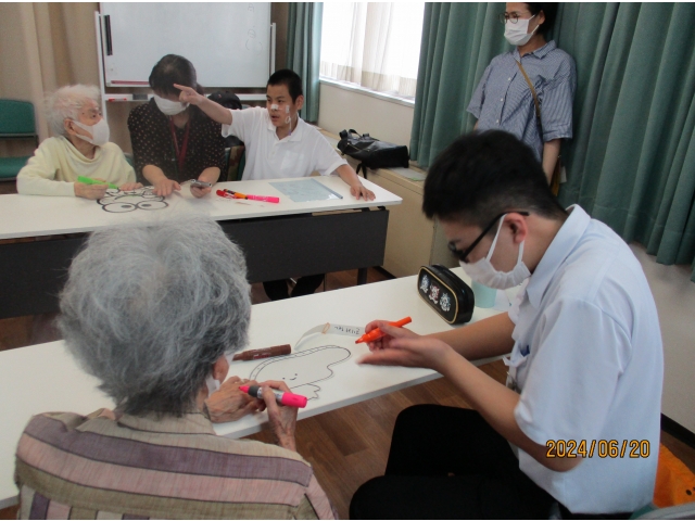 何色がいいかを優しく尋ねてくださいます