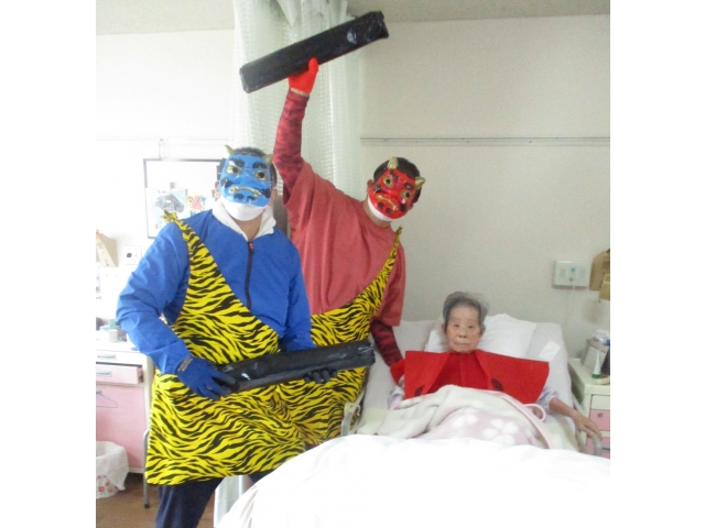 年男のご利用者様のお部屋にも伺いました。