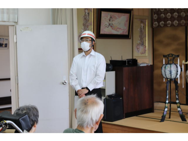 訓練の最後に隊長より総評をいただきました