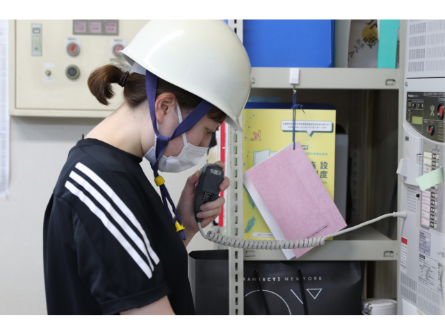 全館放送で大府苑全体へ火災と避難の知らせ🔊