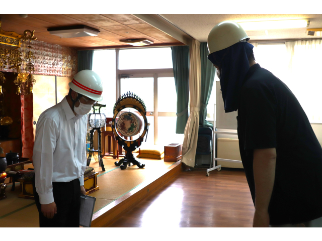 点呼・確認後、隊長への報告😌