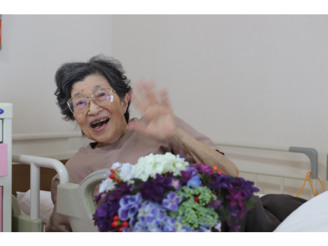 笑顔で手を振って迎えてくれました😁