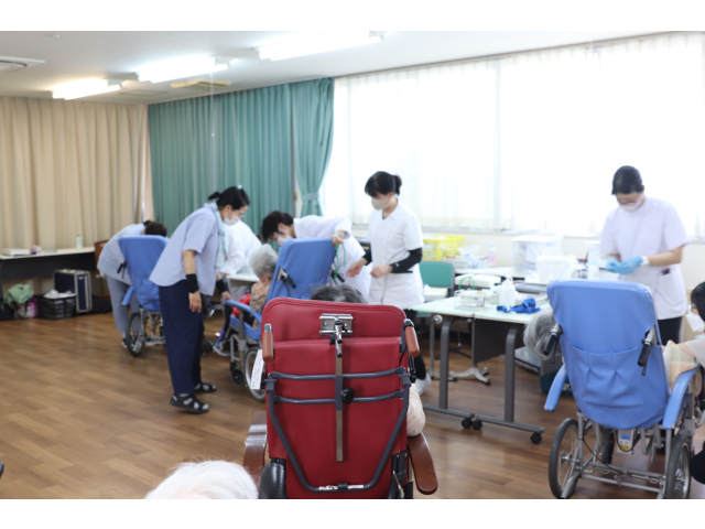 レントゲンの後は採血💉