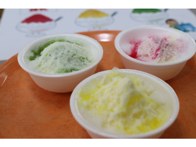 本日のティータイムはかき氷🍧