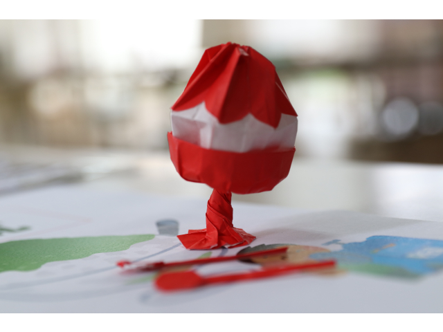 手先が器用な介護員さんが折り紙で作成しました🤩