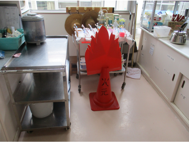 南棟から火災発生！