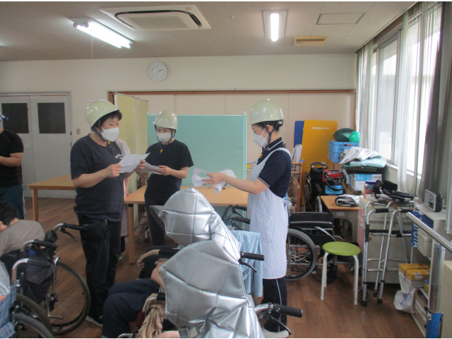 おひとりも欠けることなく避難完了