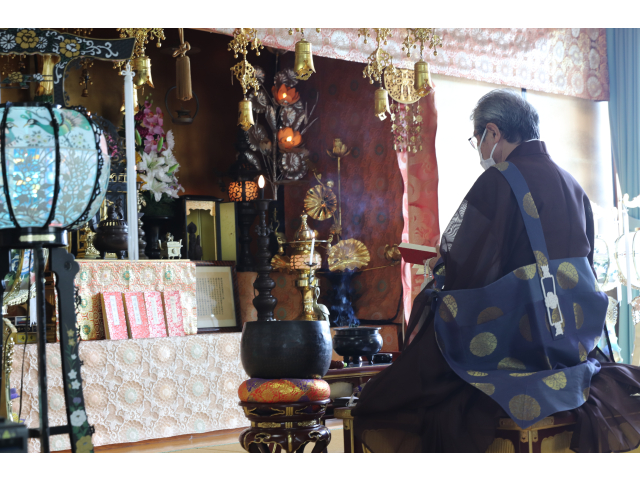 ご住職による読経📖