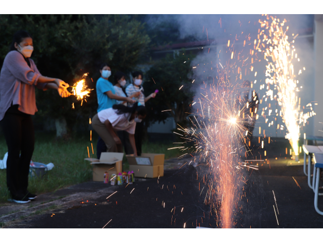 暗くなってきていい感じです🎶