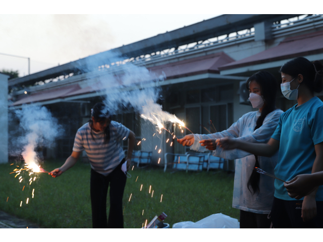 技能実習生も楽しんだようです😌