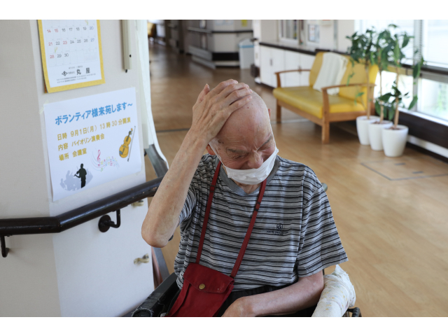 こちらの利用者さんは一生懸命守っています😲