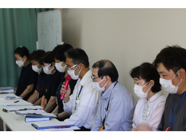 施設長からの説明