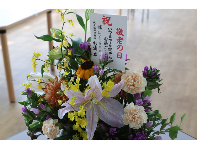 ㈱EVERY FOOD様素敵なお花をありがとうございました🙇