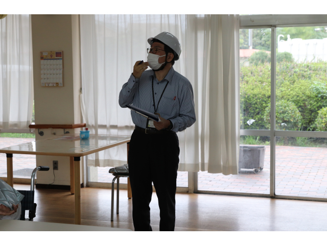 訓練の最後に隊長より講評をいただきました😌