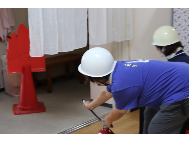 初期消火開始🧯