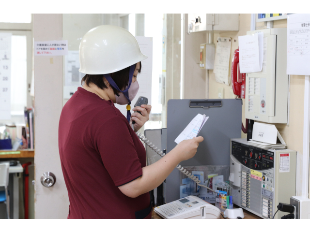 火災発生のため避難開始の非常放送📢